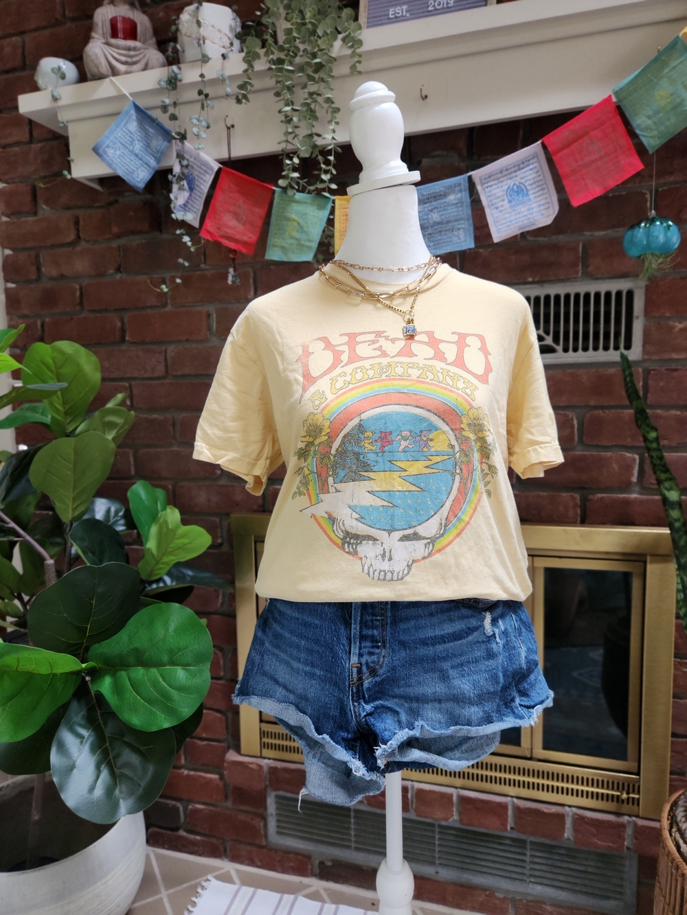 Dead & Company Summer Tour 2018 Authentic Concert Tour Tee Double Sided Size S